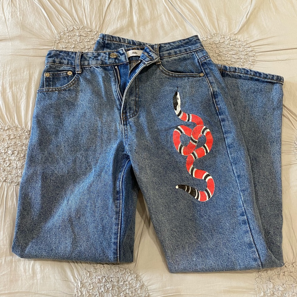 adika snake jeans